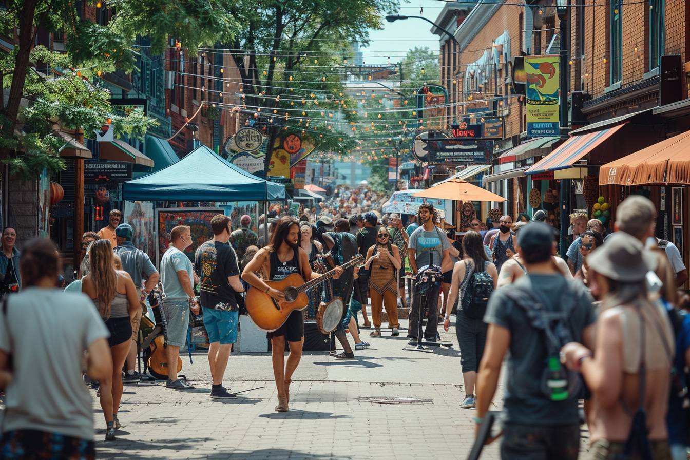 Vibrante vie culturelle à Saint-Paul avec groupes locaux se produisant en plein air